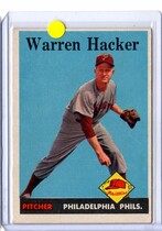 1958 Topps Base Set #251 Warren Hacker