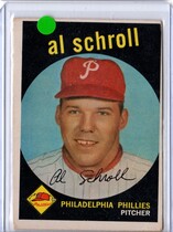 1959 Topps Base Set #546 Al Schroll