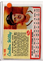 1962 Post Base Set #155 Carlton Willey