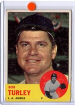 1963 Topps Base Set #322 Bob Turley