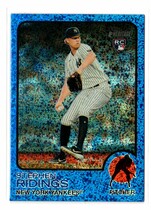 2022 Topps Heritage High Number Chrome Blue Sparkle Refractor #604 Stephen Ridings