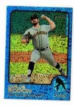 2022 Topps Heritage High Number Chrome Blue Sparkle Refractor #678 Carlos Rodon