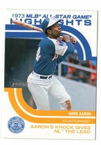 2022 Topps Heritage High Number 1973 MLB All-Star Game Highlights #ASGH-3 Hank Aaron