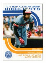 2022 Topps Heritage High Number 1973 MLB All-Star Game Highlights #ASGH-10 Rod Carew