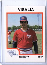 1987 ProCards Visalia Oaks #4 Tim Cota