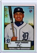 2021 Topps Chrome Platinum Anniversary Refractor #40 Isaac Paredes