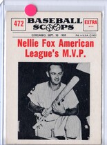 1961 Nu-Card Scoops #472 Nellie Fox