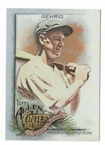 2022 Topps Allen & Ginter Silver Portrait #26 Lou Gehrig