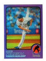 2022 Topps Heritage High Number Chrome Hot Box Refractor #582 Nate Pearson
