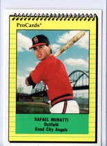 1991 ProCards Quad City Angels #2644 Rafael Muratti