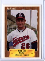 1990 ProCards Edmonton Trappers #513 Mike Erb