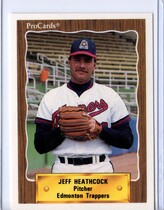 1990 ProCards Edmonton Trappers #515 Jeff Heathcock