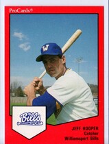 1989 ProCards Williamsport Bills #639 Jeff Hooper