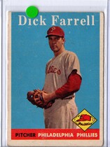 1958 Topps Base Set #76 Dick Farrell