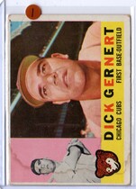 1960 Topps Base Set #86 Dick Gernert