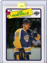 1988 O-Pee-Chee OPC Base Set #124 Luc Robitaille