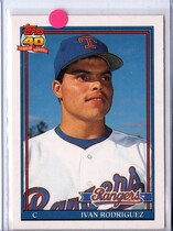 1991 Topps Traded Factory Set (White Stock Back) #101T Ivan Rodriguez