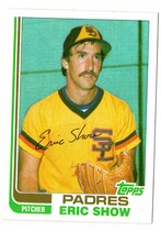 1982 Topps Traded #106 Eric Show