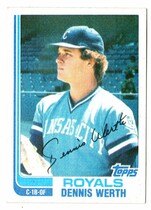 1982 Topps Traded #126 Dennis Werth