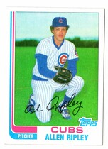 1982 Topps Traded #99 Allen Ripley