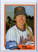 1981 Topps Traded #752 Mike Cubbage