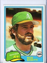 1981 Topps Traded #741 Rick Bosetti