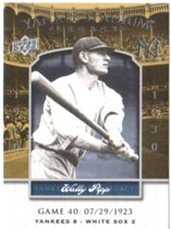 2008 Upper Deck Yankee Stadium Legacy Collection 1-500 #40 Wally Pipp