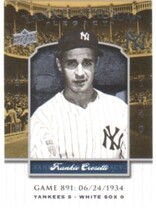 2008 Upper Deck Yankee Stadium Legacy Collection 501-1000 #891 Frankie Crosetti