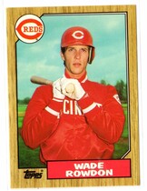 1987 Topps Tiffany #569 Wade Rowdon