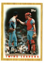 1987 Topps Tiffany #206 Twins Leaders