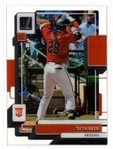 2022 Panini Chronicles Clearly Donruss #15 Seth Beer
