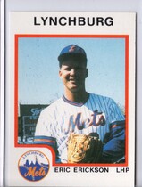 1987 ProCards Lynchburg Mets #7 Eric Erickson