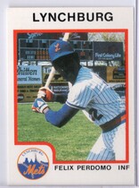 1987 ProCards Lynchburg Mets #12 Felix Perdomo