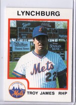 1987 ProCards Lynchburg Mets #23 Troy James