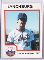 1987 ProCards Lynchburg Mets #24 Jeff Richardson