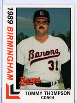 1989 Best Birmingham Barons #27 Tommy Thompson