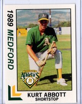 1989 Best Medford Athletics #27 Kurt Abbott