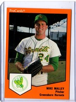 1989 ProCards Greensboro Hornets #424 Mike Malley