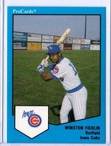 1989 ProCards Iowa Cubs #1711 Winston Ficklin