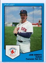 1989 ProCards Pawtucket Red Sox #693 John Roberts