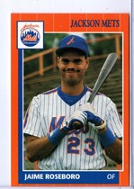 1990 Grand Slam Jackson Mets #10 Jaime Roseboro