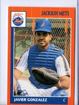 1990 Grand Slam Jackson Mets #13 Javier Gonzalez