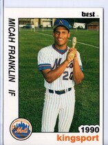 1990 Best Kingsport Mets #7 Micah Franklin