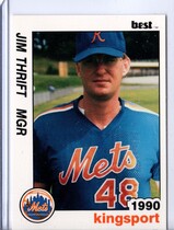 1990 Best Kingsport Mets #25 Jim Thrift