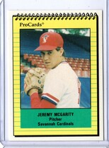 1991 ProCards Savannah Cardinals #1651 Jeremy McGarity