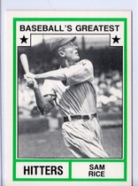 1982 TCMA Greatest Hitters White Backs #33 Sam Rice