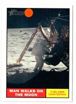 2009 Topps American Heritage #124 Man Walks On The Moon