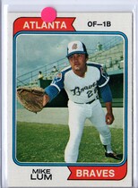 1974 Topps Base Set #227 Mike Lum