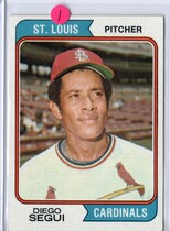 1974 Topps Base Set #151 Diego Segui