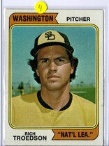 1974 Topps Base Set #77 Rich Troedson